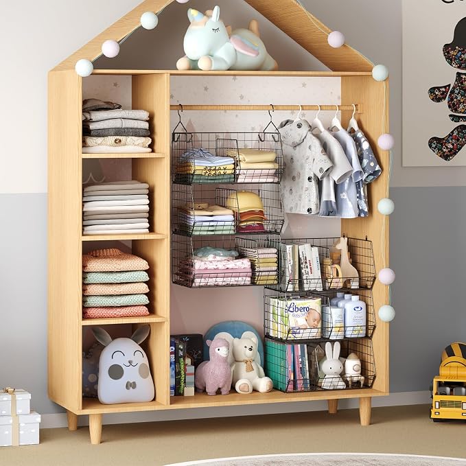 3 Tier Closet Hanging Shelves - Image 8