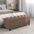 BELLEZE 47" Storage Ottoman, Storage Bench by BELLEZE