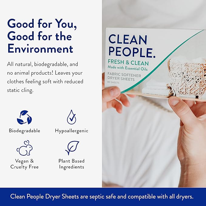 The Clean People Fabric Softener Sheets - Image 2