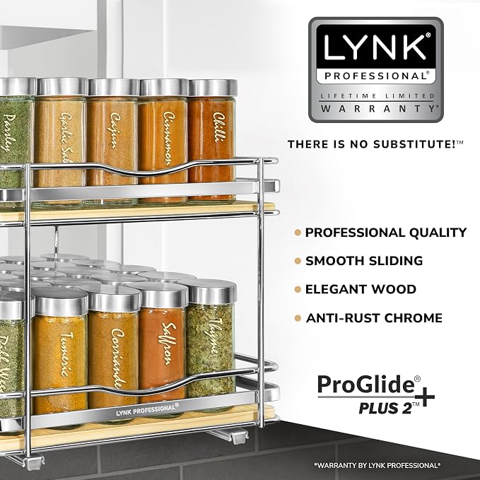 LYNK PROFESSIONAL® Élite™ Pull Out Spice Rack Organizer - Image 2
