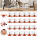 24PCS Upgraded Silicone Chair Leg Floor Protectors by Violibar