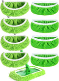 8PCS Reusable Microfiber Mop Pads Washable Wet Pads Compatible by Cleanwithoutthehassle