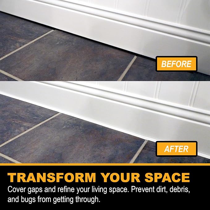 InstaTrim The Original Flexible Trim - 10ft Dark Brown 1/2" Wide Caulk Tape - - Image 5