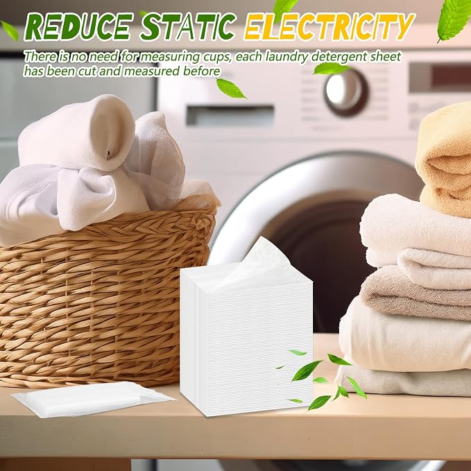 600 Count Unscented Dryer Sheets Fabric Softener Fresh Scent Dryer Sheets Bulk - Image 7