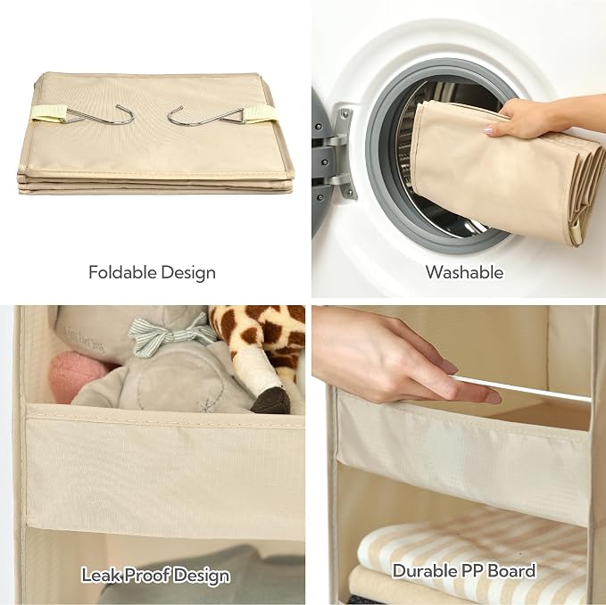 GRANNY SAYS 3-Shelf Hanging Closet Organizer, Closet Organizers and Storage - Image 6