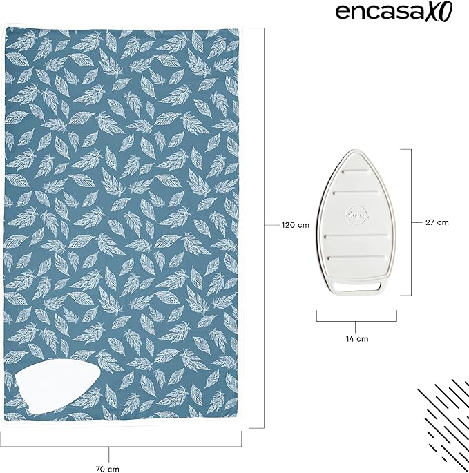 Encasa XO Ironing Mat/Pad with 3mm Padding & Silicone Iron Rest - Image 4