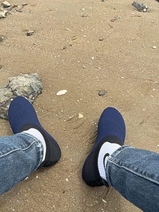 Adult Indoor House Slippers Socks Lightweight Non Slip Grip House Home Shoes - Image 5