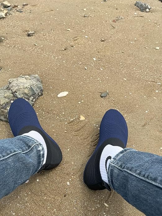 Adult Indoor House Slippers Socks Lightweight Non Slip Grip House Home Shoes - Image 5