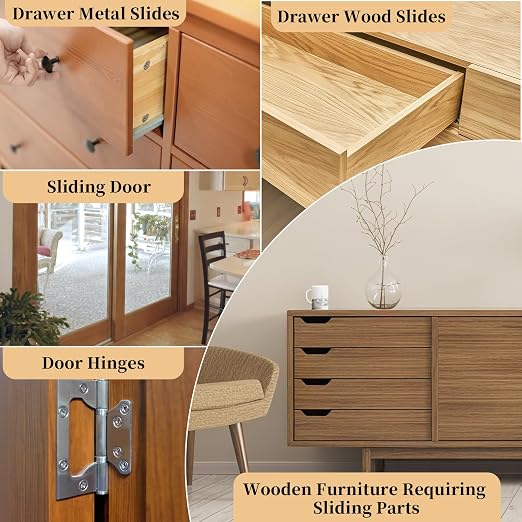 Wood Drawer Wax Lubricant Paste Door-Ease Lubricant Wear-Resistant Eliminate - Image 7