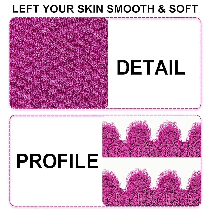 Evridwear Exfoliating Dual Texture Bath Gloves - Image 3