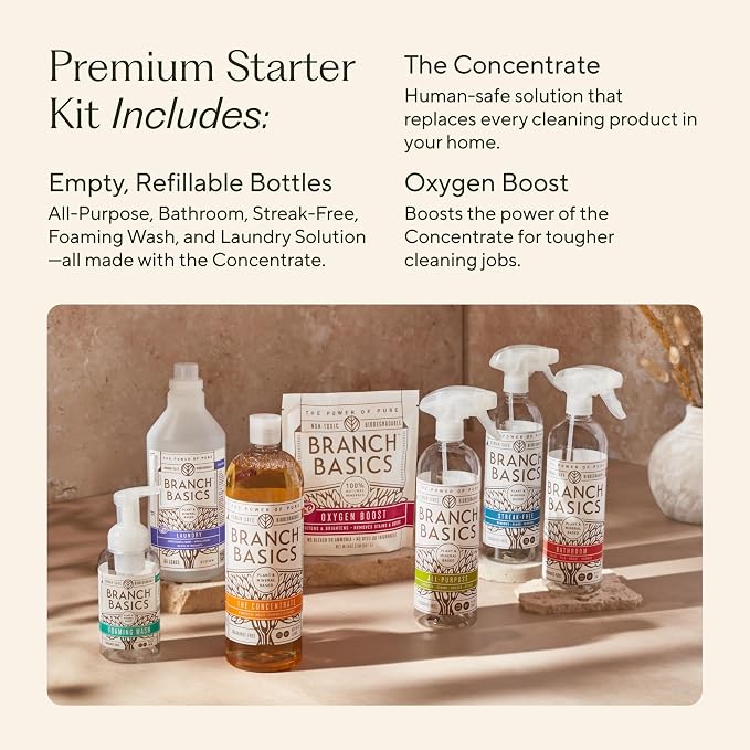 Branch Basics Premium Starter Kit: All Purpose, and Bathroom Cleaner plus our - Image 3