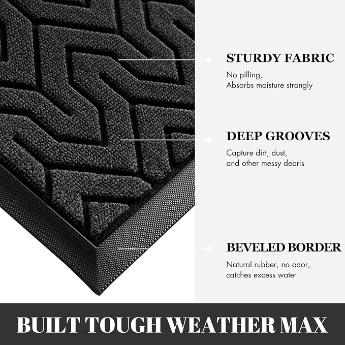 Yimobra 72x24 Indoor Outdoor Runner Rug, Heavy-Duty Waterproof Entrance Mat - Image 4