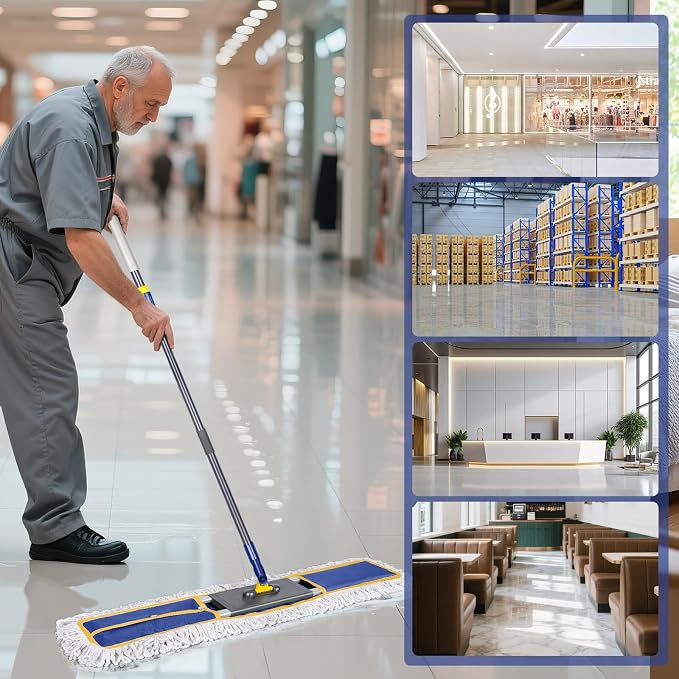 36" Commercial Mop for Floor Cleaning, Masthome Heavy Duty Industrial Mop - Image 9