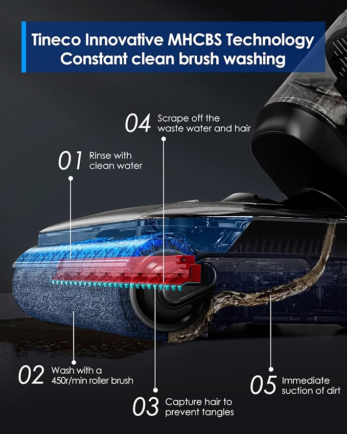 Tineco Floor ONE S7 Stretch Ultra Cordless Wet Dry Vacuum Cleaner, 180°Lay-Flat - Image 4