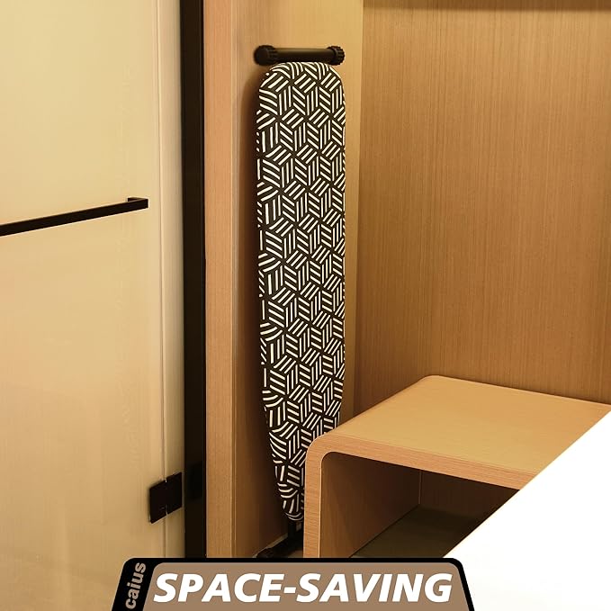 caius Ironing Board, Compact and Space Saver Full Size Ironing Board, Extra - Image 6