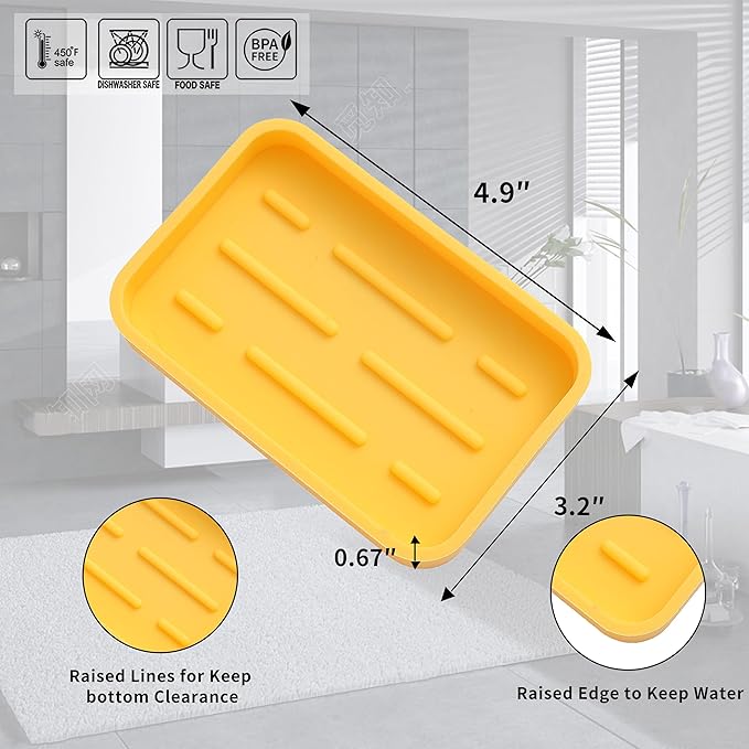 Silicone Kitchen Sink Organizer Tray - Image 2