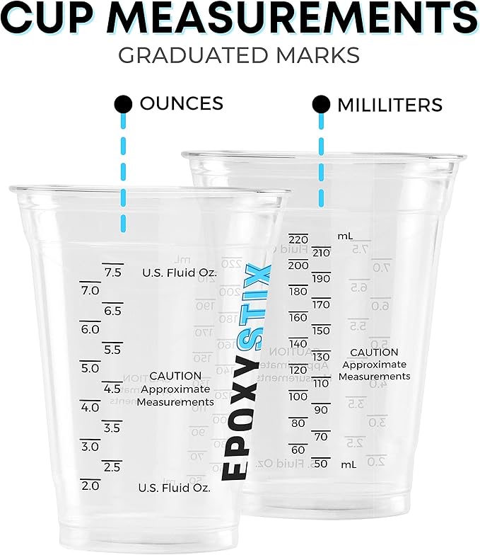 10oz Disposable Graduated Measuring Cups - Image 2