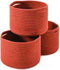 Small Storage Baskets for Organizing, Organizer Bins for Shelves, Small Woven by ICERZCZ