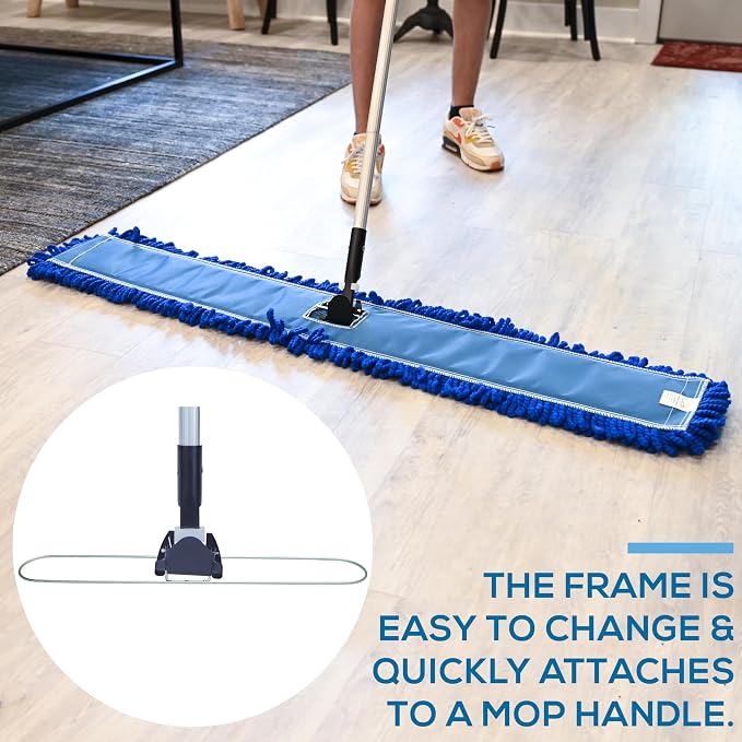 Kleen Handler 48 Inch Commercial Dust Mop Frame - Image 5