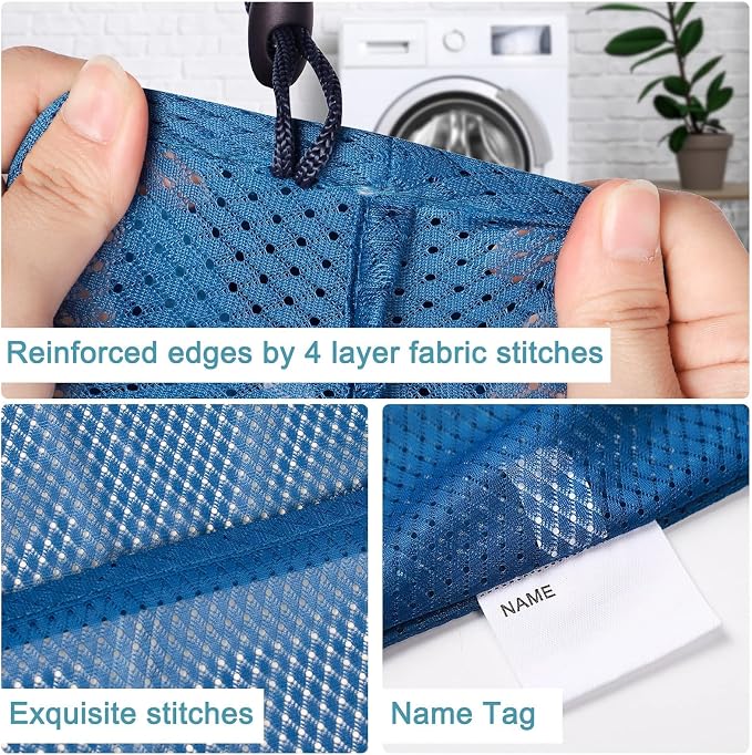 Polecasa Diamond Mesh Laundry Bags, 24 x 36 inches Heavy Duty Mesh Laundry Bag - Image 5