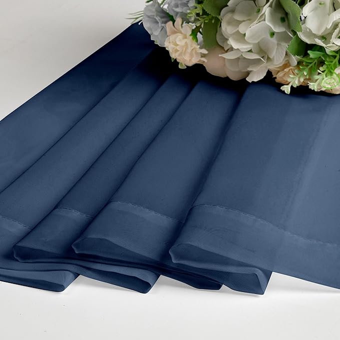 Chyhomenyc Sheer Window Valance Curtains, 42x14 Inches Light Filtering Valances - Image 5