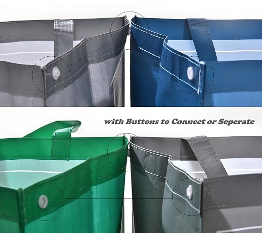 YOUNG DA Reusable Recycle Bags, 3-Piece Separate Recycling Bin Set - Image 5