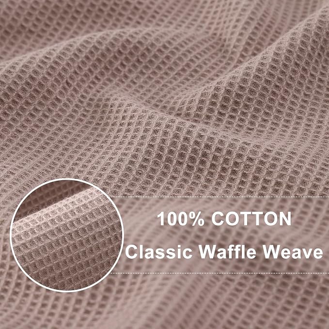 Homaxy 100% Cotton Waffle Weave Kitchen Towels - Image 2