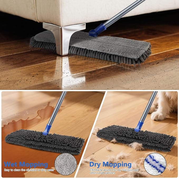 Masthome Microfiber Mops for Floor Cleaning, Dust Mop - Image 4