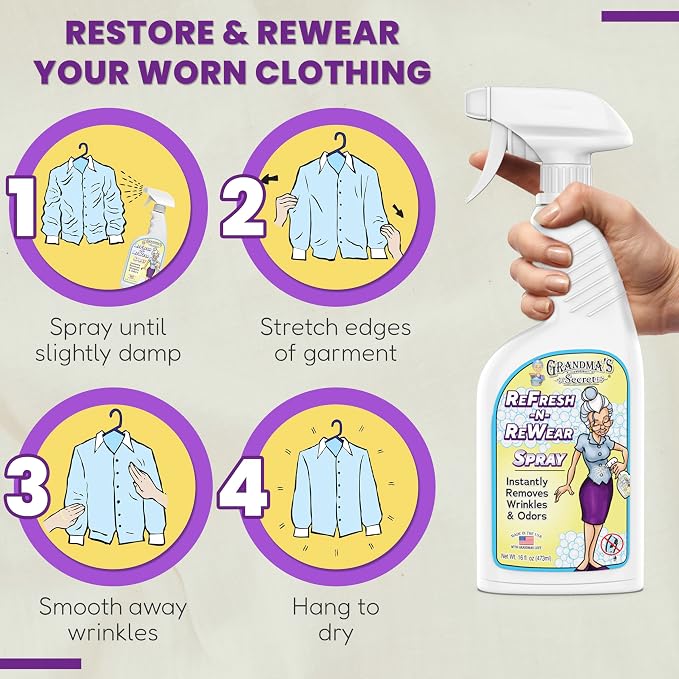 Grandma's Secret ReFresh N ReWear Spray - Image 7