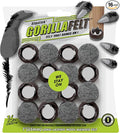 GorillaFelt Chair Leg Floor Protectors/Felt Chair Glides Tap-On Felt Furniture by Slipstick