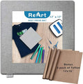 ReArt Heat Press Mat 17" x 17" for Cricut Easypress Both Sides Applicable by ReArt