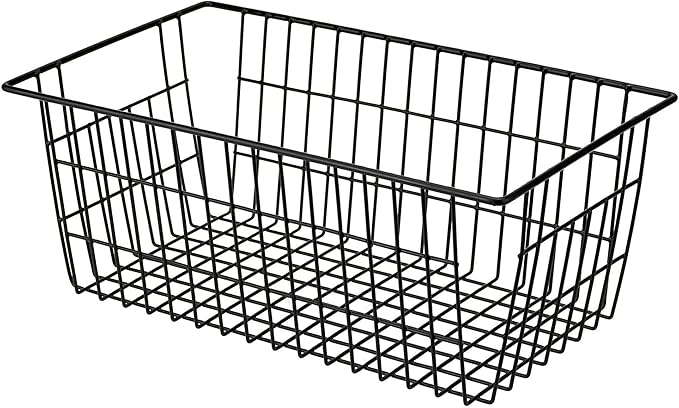 SANNO Freezer Baskets Wire Storage Baskets Closet Baskets Bin Farmhouse - Image 6