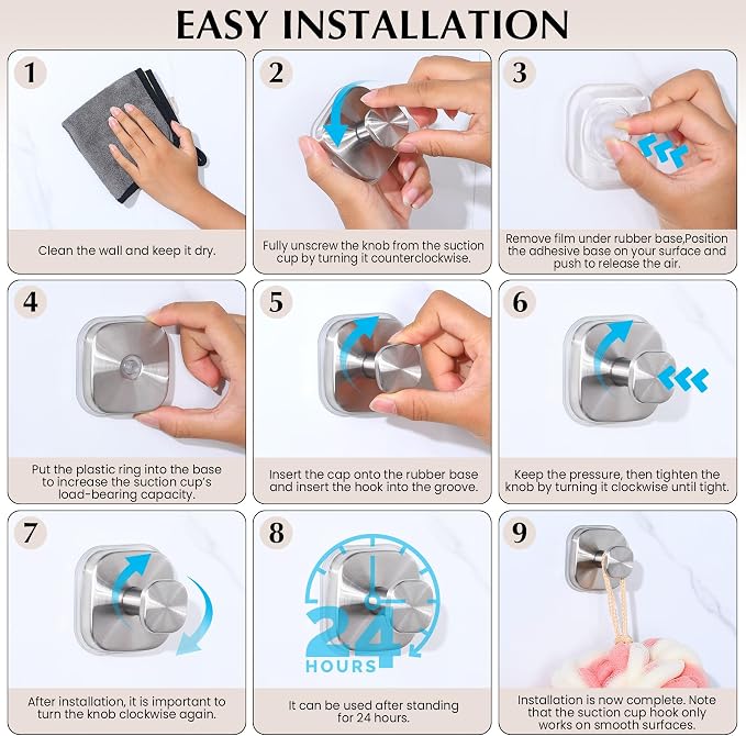 Suction Cup Hooks for Shower - Image 7
