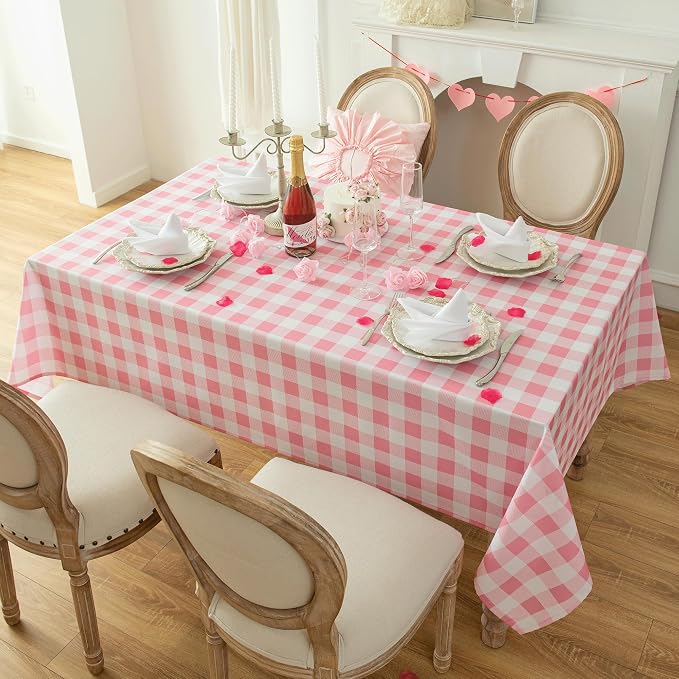 Classic Gingham Tablecloth Fabric - Image 8
