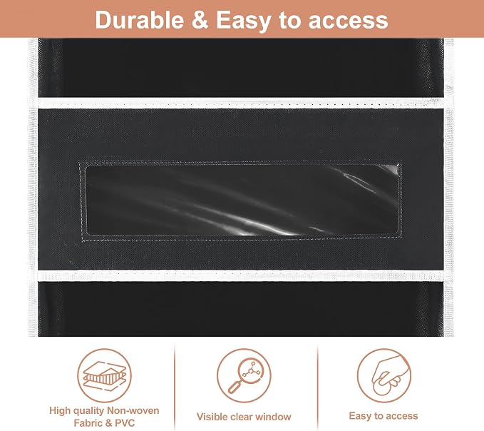 2 Packs 5-Tier Over the Door Storage Organizer - Image 5