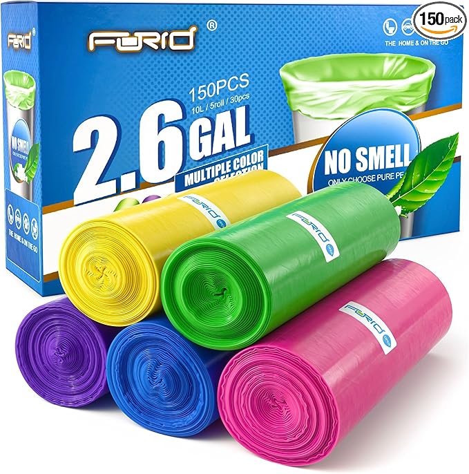 Forid Small Trash Bags for Bathroom by FORID