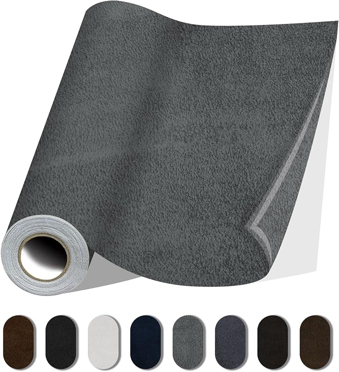 Fabric Repair Patches, 17X79 Inch Self-Adhesive Suede Patches Tape Durable by Lifeshoon