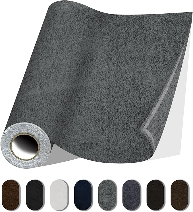 Fabric Repair Patches, 35X79 Inch Self-Adhesive Suede Patches Tape Durable by Lifeshoon