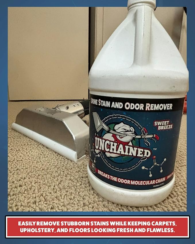 Unchained Urine Stain & Odor Remover Liquid Concentrate - Image 5