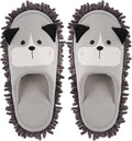 Cartoon Dog Mop Slippers Microfiber Clean Dusting Slippers Detachable Mopping by frjjthchy