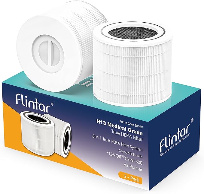Flintar Core 300 Replacement Filters, Made in Taiwan, Compatible by Flintar