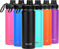 Drinco Stainless Steel Water Bottle Spout Lid Vacuum Insulated Double Wall by Drinco