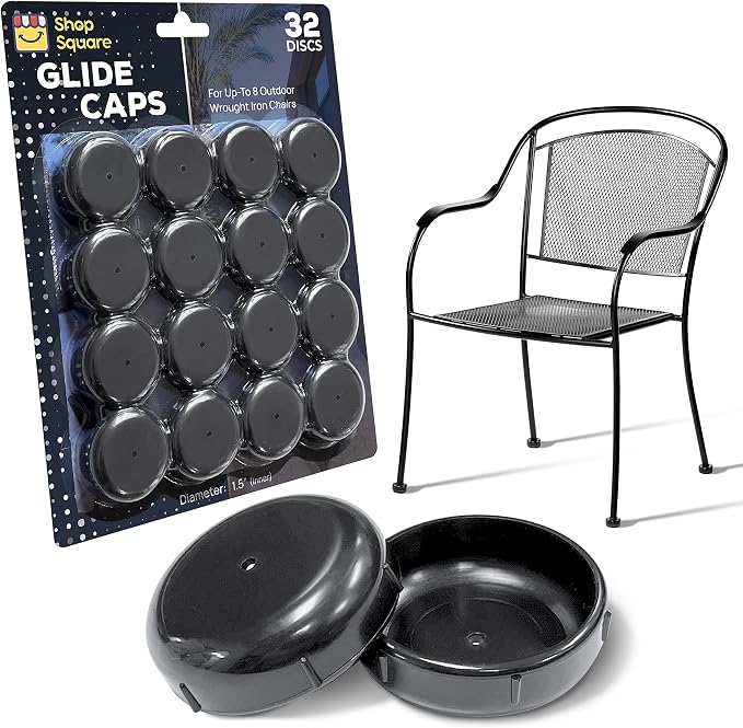Wrought Iron Patio Furniture Feet Caps by ShopSquare