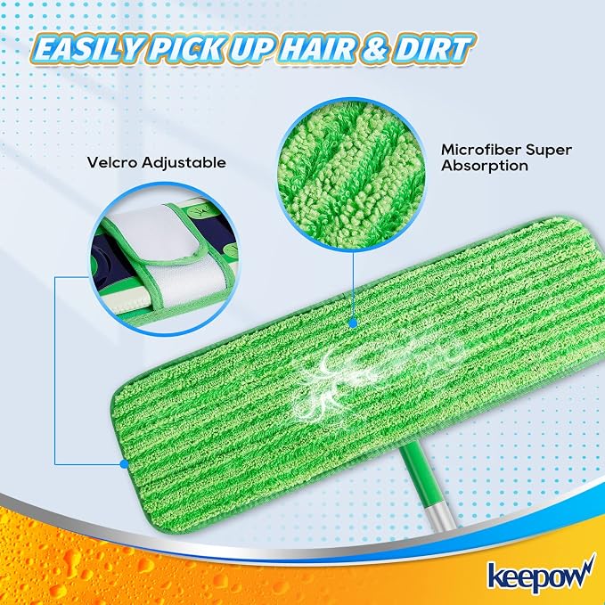 KEEPOW XL Dry Sweeping Cloths for Swiffer XL, Dry Refills for Swiffer XL Mop - Image 4