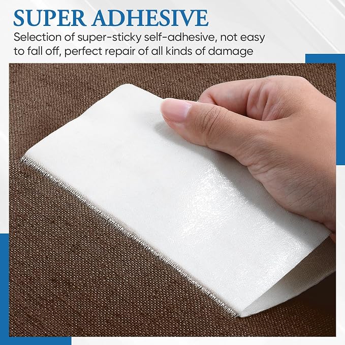 Canvas Patch 5.5 x 8 Inches 6Pcs Self-Adhesive Waterproof Canvas Patch Kit - Image 4