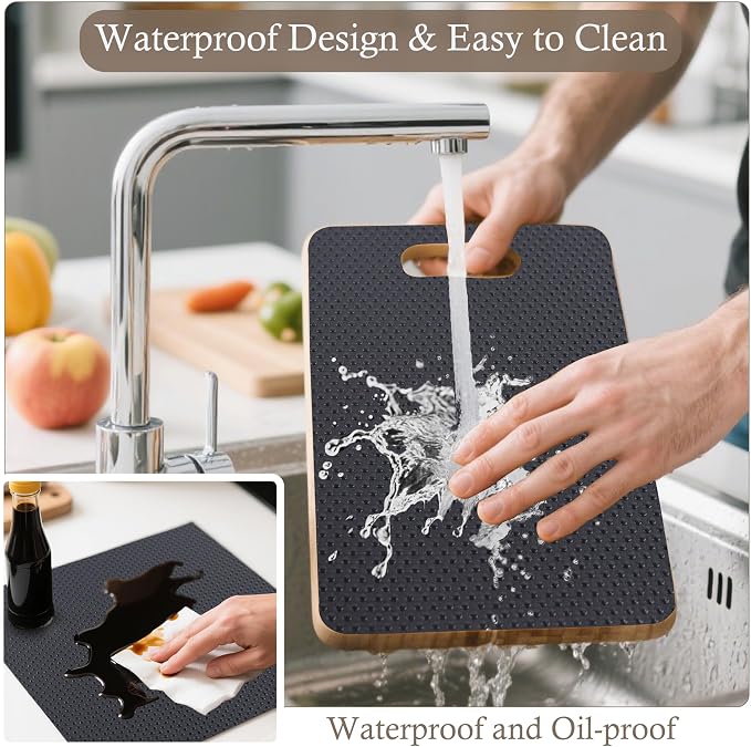 Shelf Liner for Kitchen Cabinet 18 Inch Wide X 20 Ft Non-Slip Drawer Mat - Image 2