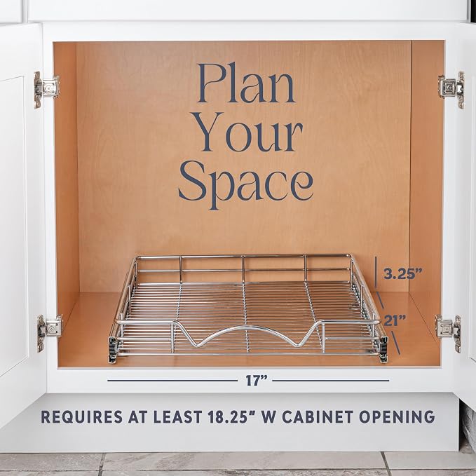 HOLDN’ STORAGE Pull Out Cabinet Organizer, Heavy Duty Caddy w/Lifetime Limited - Image 3