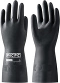PACIFIC PPE Chemical Resistant Gloves, Heavy Duty Industrial Rubber Gloves by PACIFICPPE