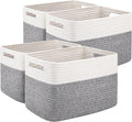 OIAHOMY 4 Pack Storage Baskets for Organizing, Basket for Shelves by MasterofSpaceOptimization