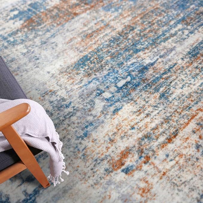 IOHOUZE Abstract Runner Rug 2x7 Ft Washable Runners - Image 7
